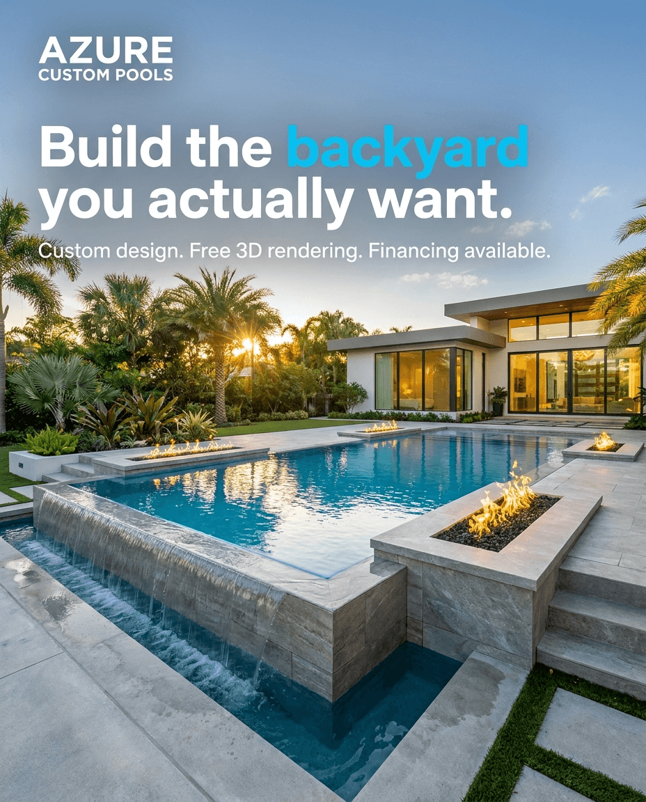 Azure Custom Pools ad — Build the backyard you actually want.